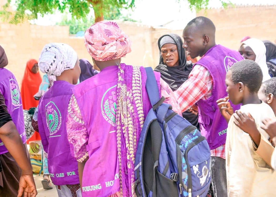 HHAI protection team engaging with community members in Maiduguri