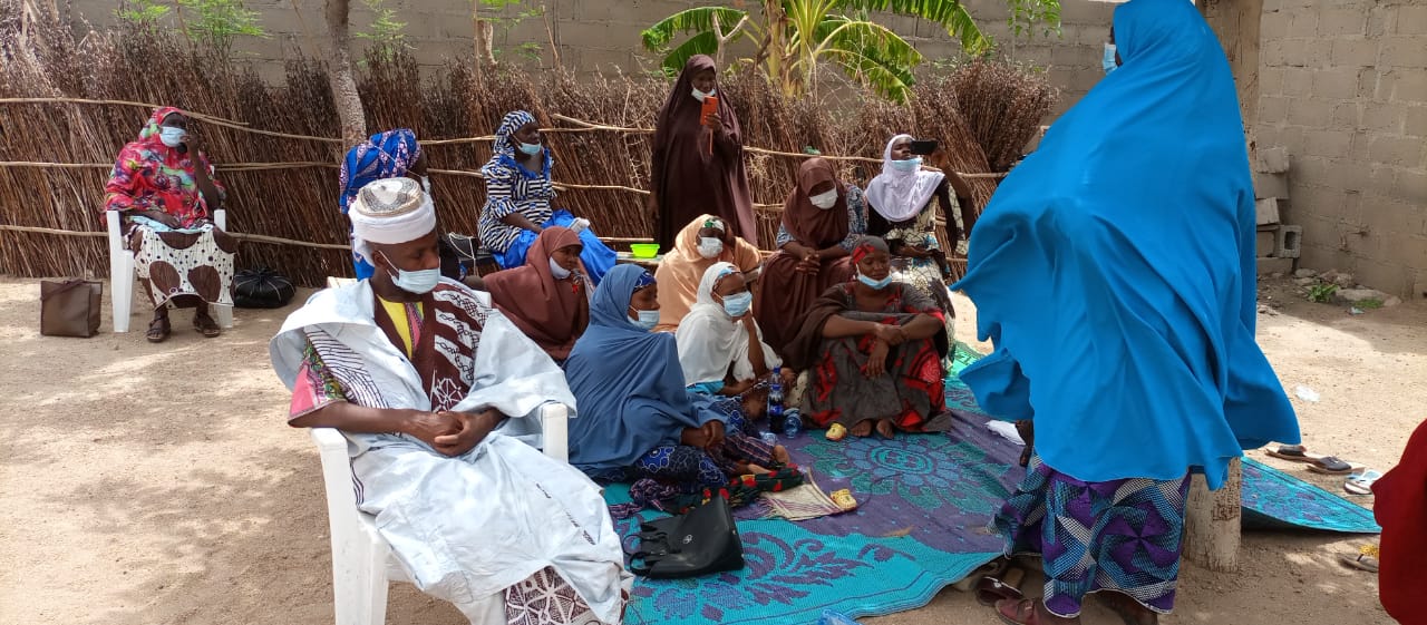 HHAI Conducting a Nutrition awareness at a hard-to-community in Bauchi state